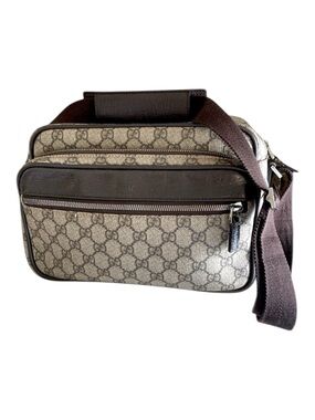 Vintage Gucci GG Supreme Plus Monogrammed Bag
Luxurious Canvas 11” x 5” x 8”